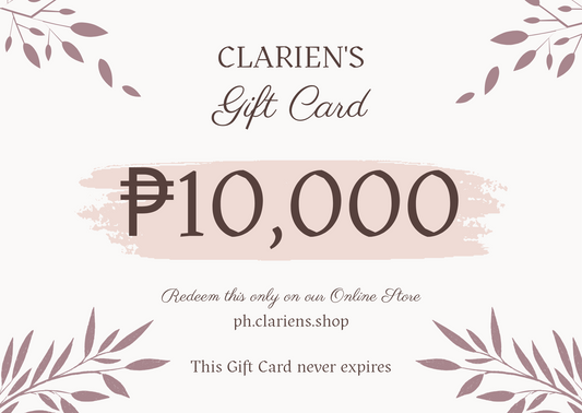 Clarien's Gift Card