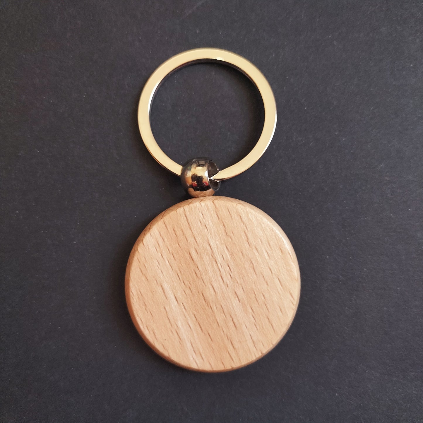 Laser Engraved Wooden Keychain