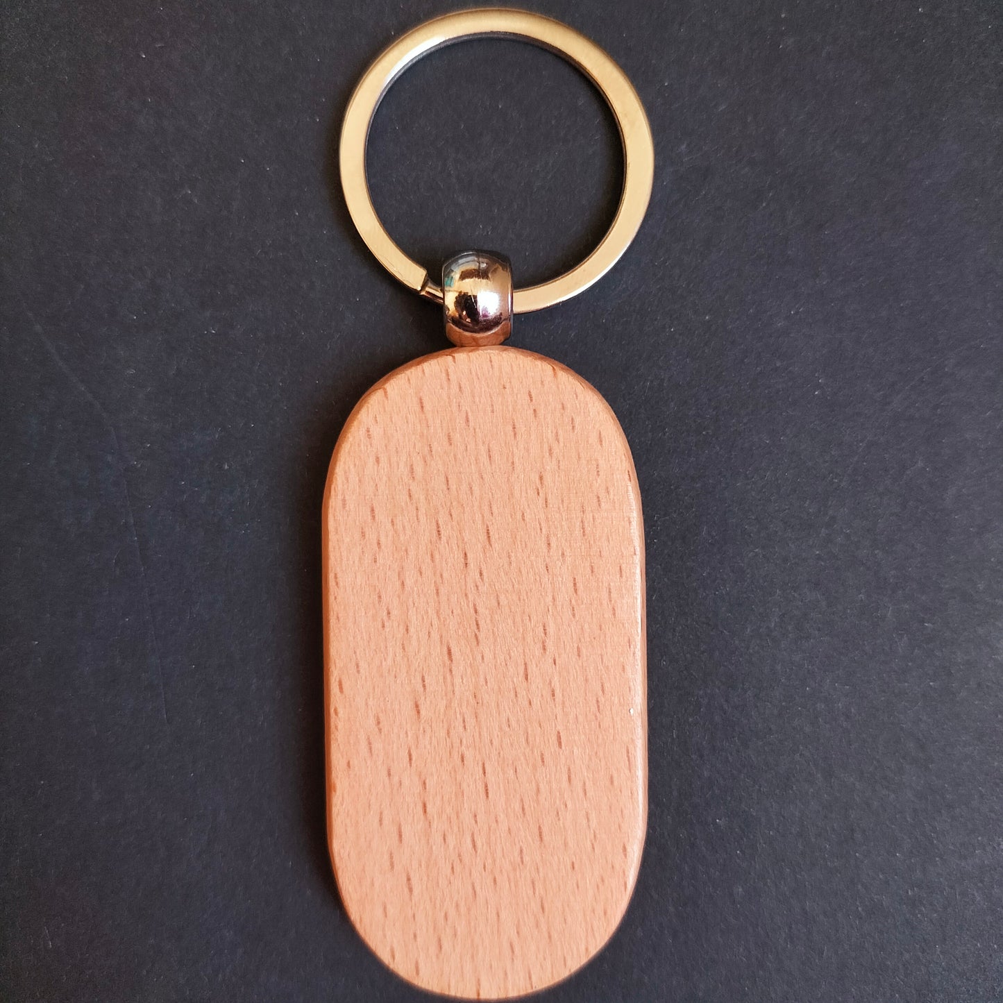 Laser Engraved Wooden Keychain